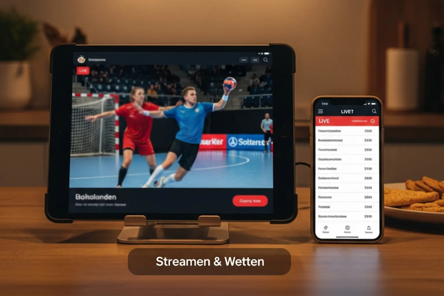 Handball Live Stream und Wetten — Anbieter, TV-Rechte und Stream-Kombination